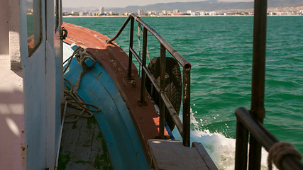 Image showing Sea view from the boat