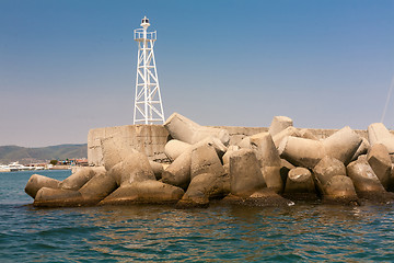 Image showing breakwaters