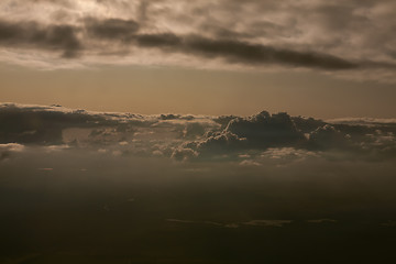 Image showing Amazing view from plane 