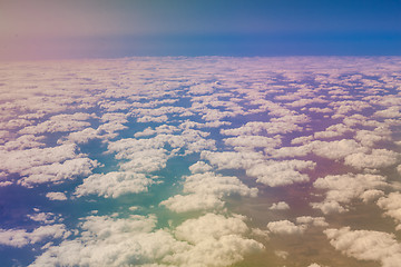 Image showing Beautiful cloud sky view 