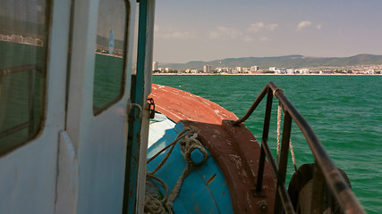 Image showing Sea view from the boat