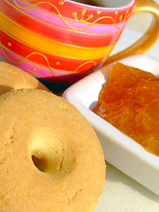 Image showing Continental breakfast