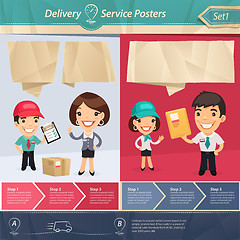 Image showing Delivery Service Posters