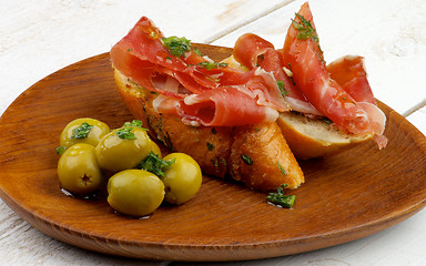 Image showing Jamon Tapas