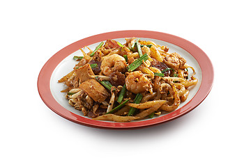 Image showing Fried Noodle with prawn