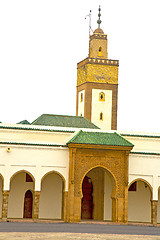 Image showing  muslim in      morocco  africa  minaret   religion    sky