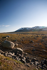 Image showing Mountain plateau Valdresflye, Jotunheimen, Norway