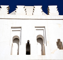 Image showing  mosque muslim the history  symbol  in morocco  africa  minaret 