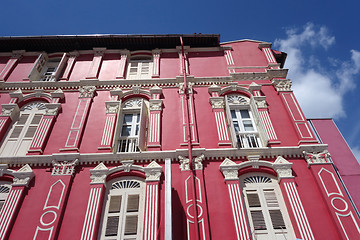 Image showing Traditional building in Chinatown of Singapore