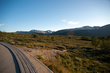 Image showing Mountain plateau Valdresflye, Jotunheimen, Norway