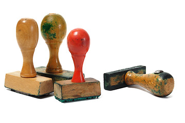 Image showing Rubber stamps