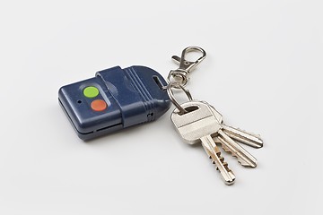 Image showing Remote control with keys