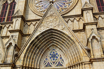 Image showing Shishi Sacred Heart Cathedral in Guangzhou China.