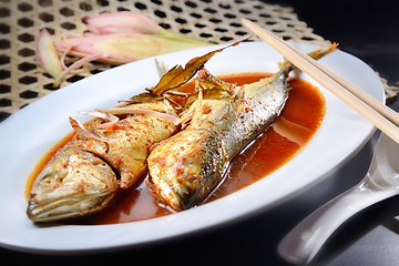 Image showing Sour and Spicy Sause Fish
