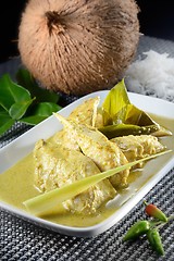 Image showing Green Curry Chicken