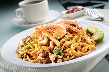 Image showing Penang Fried Prawn Noodle