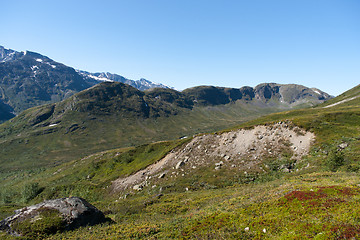 Image showing Besseggen Ridge in Jotunheimen National Park, Norway