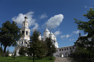 Image showing view of Orthodox monastery 