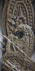 Image showing eagle military bas Relief