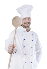 Image showing Chef with spoon