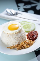 Image showing Tradition Nasi lemak