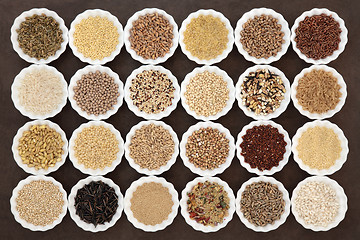 Image showing Healthy Grains and Cereals  