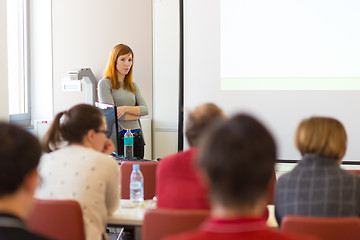 Image showing Lecture at university.