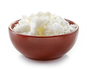 Image showing bowl of coconut oil