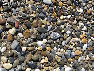Image showing Sea pebbles