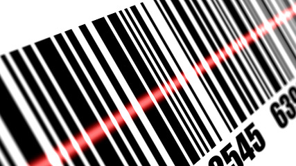 Image showing Scanner scanning barcode