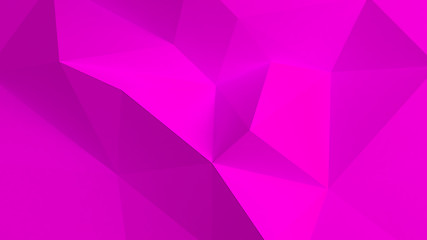 Image showing 3d pink background with polygonal pattern. 