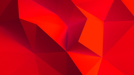 Image showing Red Abstract 3d background
