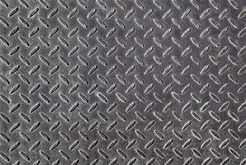 Image showing Metal diamond plate 