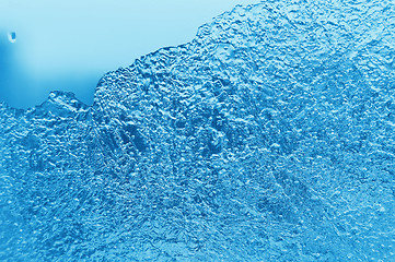 Image showing Natural ice and water drop
