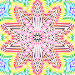 Image showing Bright color lines pattern