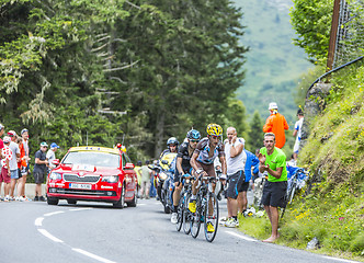 Image showing The Winners on Col du Tourmalet