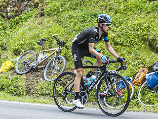 Image showing The Cyclist Mikel Nieve Iturralde 