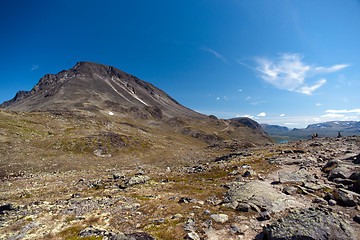 Image showing Besseggen Ridge in Jotunheimen National Park, Norway