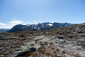 Image showing Besseggen Ridge in Jotunheimen National Park, Norway