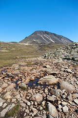 Image showing Besseggen Ridge in Jotunheimen National Park, Norway