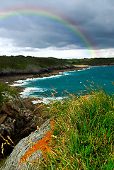 Image showing Atlantic coast in Brittany