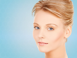 Image showing face of beautiful young woman