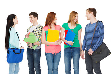 Image showing group of smiling students standing