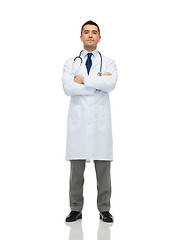 Image showing male doctor in white coat