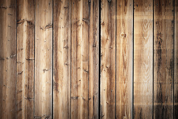 Image showing wooden floor or wall