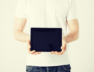 Image showing man with tablet pc