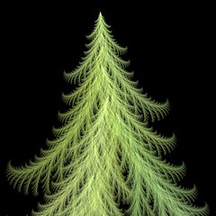 Image showing Christmas tree fractal