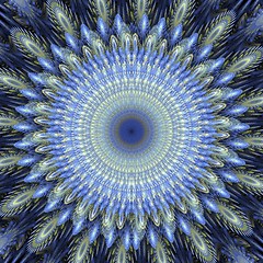 Image showing Flower fractal 3D