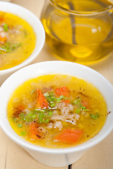 Image showing Syrian barley broth soup Aleppo style