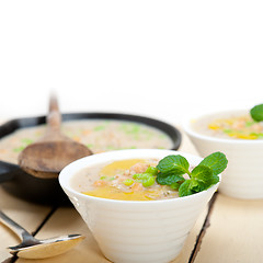 Image showing Hearty Middle Eastern Chickpea and Barley Soup